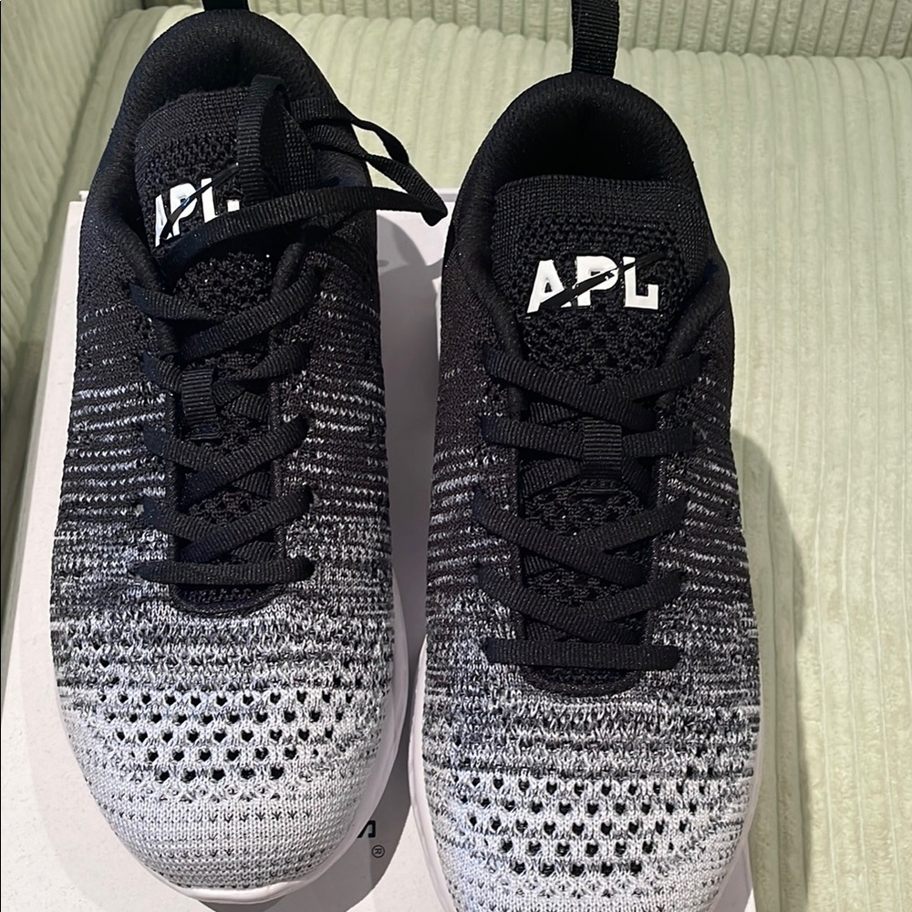 APL Black and White Gradient Sneakers